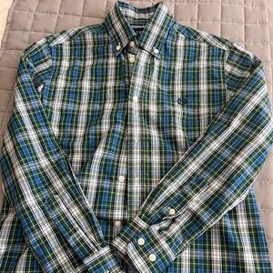Ralph Lauren Boys Button Down Plaid, size 14